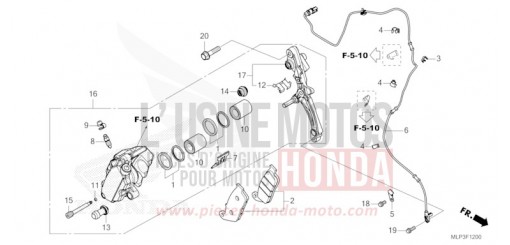 FRONT BRAKE CALIPER (CL500AP/R) CL500AP de 2023